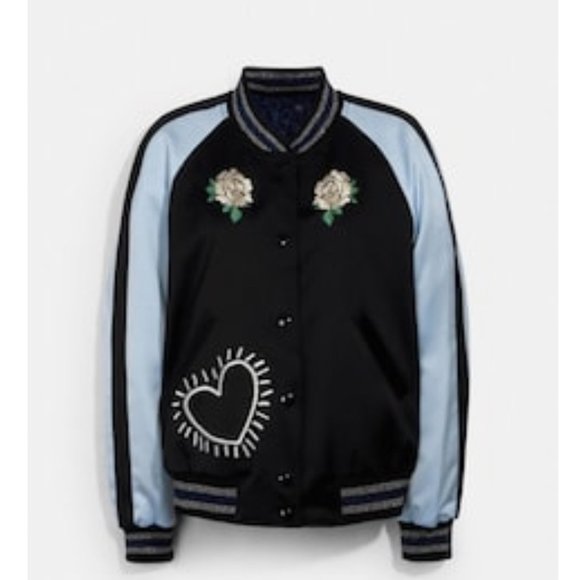 X Keith Haring Reversible Satin COACH jacket - Picture 3 of 9